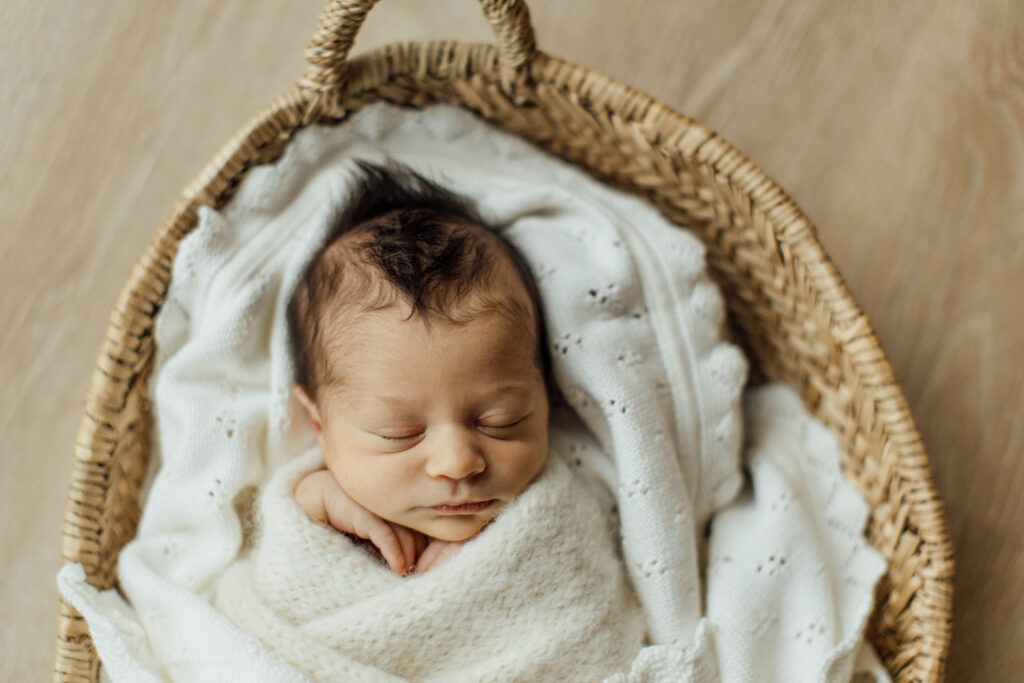 sleeping newborn photography